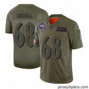 Unique Womens Baltimore Ravens 68 Matt Skura Limited Camo 2019 Salute to Service Football Jersey
