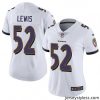 Unique Womens Nike Baltimore Ravens 52 Ray Lewis White Vapor Untouchable Limited Player NFL Jersey