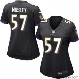 Stunning Womens Nike Baltimore Ravens 57 CJ Mosley Game Black Alternate NFL Jersey
