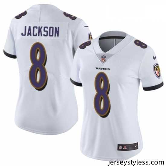 Womens-Nike-Baltimore-Ravens-8-Lamar-Jackson-White-Vapor-Untouchable-Elite-Player-NFL-Jersey-506519_21760_550X550