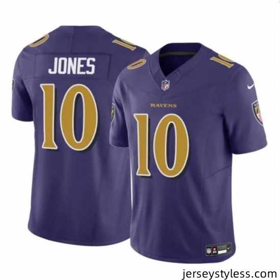 Youth-Baltimore-Ravens-10-Emory-Jones-Purple-2023-F-U-S-E-Vapor-Limited-Football-Jersey-873554_21761_550X550