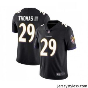 Amazing Baltimore Ravens 29 Earl Thomas III Black Alternate Vapor Untouchable Limited Player Football Jersey