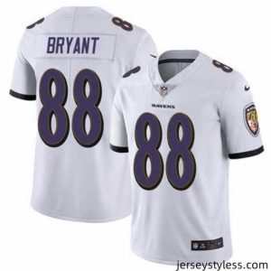Stylish Baltimore Ravens Dez Bryant White Vapor Untouchable Limited Jersey