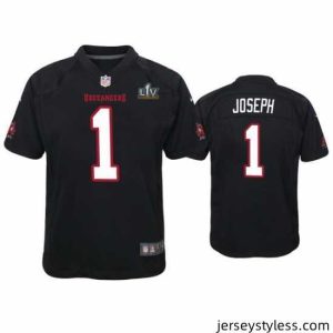 Fantastic Greg Joseph Buccaneers Black Super Bowl Lv Game Fashion Jersey