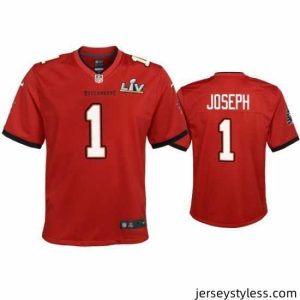 Stunning Greg Joseph Buccaneers Red Super Bowl Lv Game Jersey