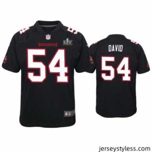 Premium Lavonte David Buccaneers Black Super Bowl Lv Game Fashion Jersey