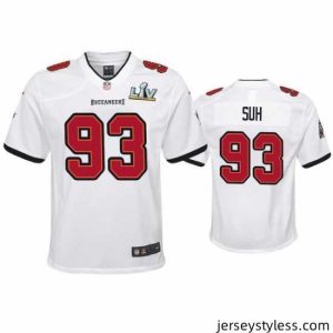 Amazing Ndamukong Suh Buccaneers White Super Bowl Lv Game Jersey