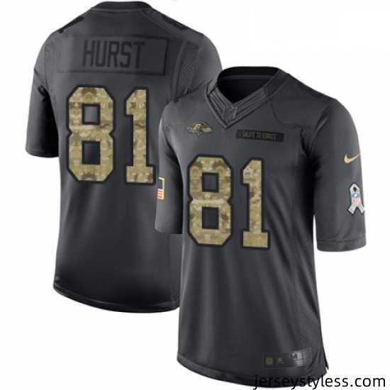 Youth-Nike-Baltimore-Ravens-81-Hayden-Hurst-Limited-Black-2016-Salute-to-Service-NFL-Jersey-626947_21761_550X550