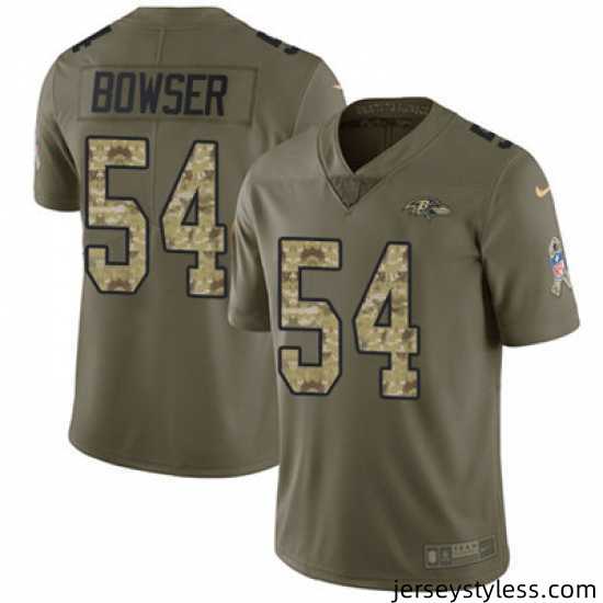 Youth-Nike-Ravens-54-Tyus-Bowser-Olive-Camo-Stitched-NFL-Limited-2017-Salute-to-Service-Jersey-586419_21761_550X550