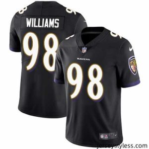 Unique Nike Ravens 98 Brandon Williams Black Alternate Stitched NFL Vapor Untouchable Limited Jersey