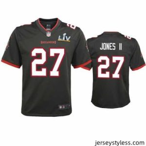Stylish Ronald Jones Ii Buccaneers Pewter Super Bowl Lv Game Jersey