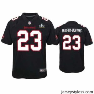 Premium Sean Murphy Bunting Buccaneers Black Super Bowl Lv Game Fashion Jersey