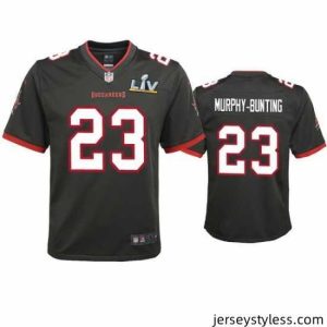Impressive Sean Murphy Bunting Buccaneers Pewter Super Bowl Lv Game Jersey