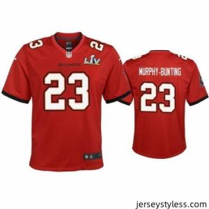Premium Sean Murphy Bunting Buccaneers Red Super Bowl Lv Game Jersey