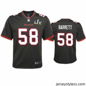 Fantastic Shaquil Barrett Buccaneers Pewter Super Bowl Lv Game Jersey