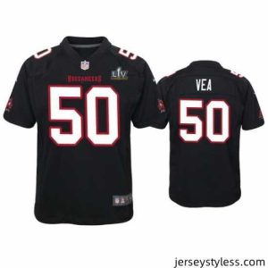 Amazing Vita Vea Buccaneers Black Super Bowl Lv Game Fashion Jersey