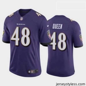Unique patrick queen baltimore ravens purple vapor limited jersey