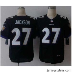 Gorgeous nike nfl jerseys baltimore ravens 27 jackson black[Elite][jackson]