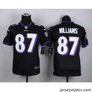 Stunning nike nfl jerseys baltimore ravens 87 williams black[nike]