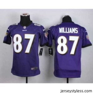 Impressive nike nfl jerseys baltimore ravens 87 williams purple[nike]
