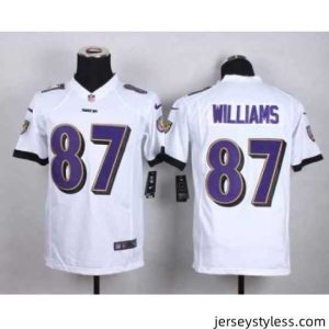 Premium nike nfl jerseys baltimore ravens 87 williams white[nike]